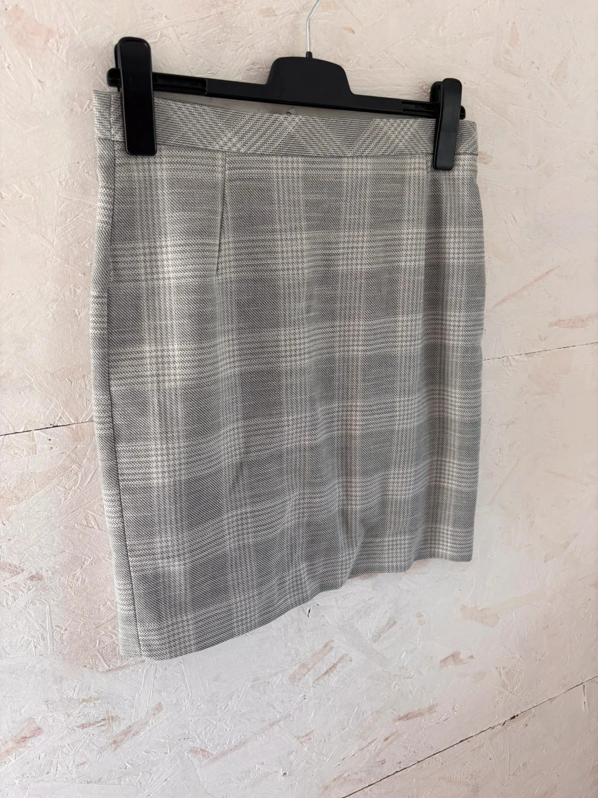 H&M Prince of Wales checkered pattern gray pencil skirt – Size 40 – Very good condition – photo 2